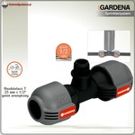Rozdzielacz T 25mm x 1/2" gwint zewnętrzny Gardena (2786)