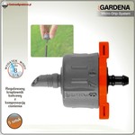 Regulowany kroplownik końcowy z kompensacją ciśnienia Gardena (8316) - 5 sztuk