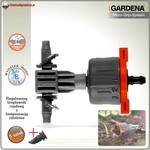Regulowany kroplownik rzędowy z kompensacją ciśnienia Gardena (8317) - 5 sztuk